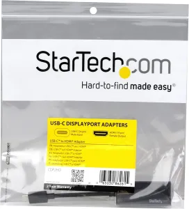 Startech CDP2HD - Usb-c To Hdmi Adapter - 4k 30hz - Black - Usb Type-c