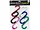GE788 | Bulk Buys Assorted Color S-Hook Set - 24 Heavy Duty