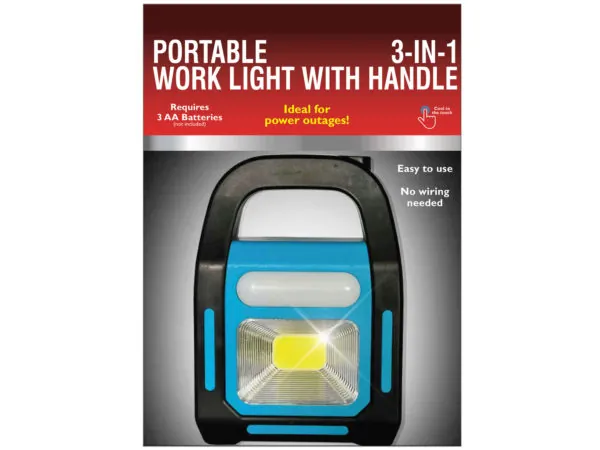 Bulk GE796 Portable 3-in-1 Style Work Light With Handle