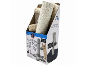 Bulk GH933 Jute Rope Cat Tree With Toy