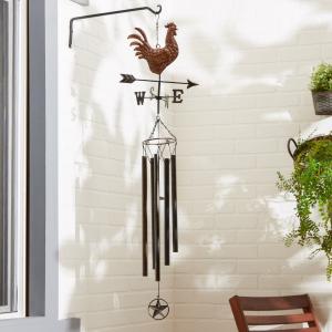 Accent 4506852 Weathervane Wind Chime - Rooster