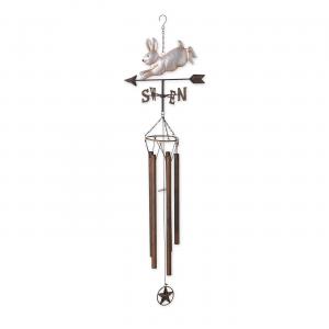 Accent 4506853 Weathervane Wind Chime - Rabbit