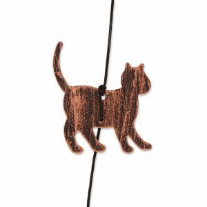 Accent 10018191 26-inch Bronze Wind Chimes With Bells And Cats