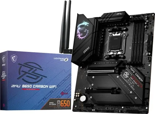 Msi B650CARWIFI Amd B650 Ryzen 7000 Ddr5 128gb