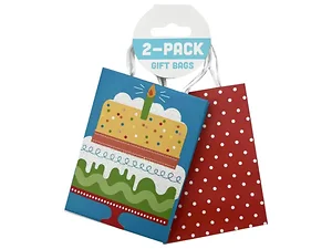 Bulk Buys Celebrate Mini Gift Bag Set - 2 Pack