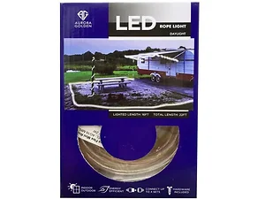 AA071 | Bulk Buys Aurora Golden 16' LED Indoor/Outdoor Rope
