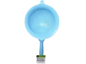 Bulk GE901 Assorted Color Plastic Kitchen Strainer