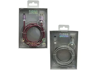 AA443 | Bulk Buys Sarina 6ft Glitter Micro USB Charging