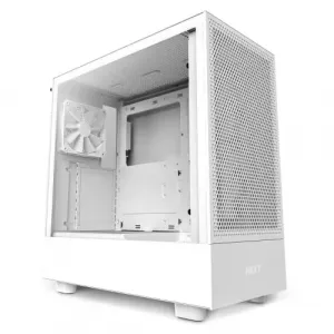 Nzxt CC-H51FW-01 Cs Cc-h51fw-01 H5 Flow Atx Micro-atx Mini-itx Tg Whit