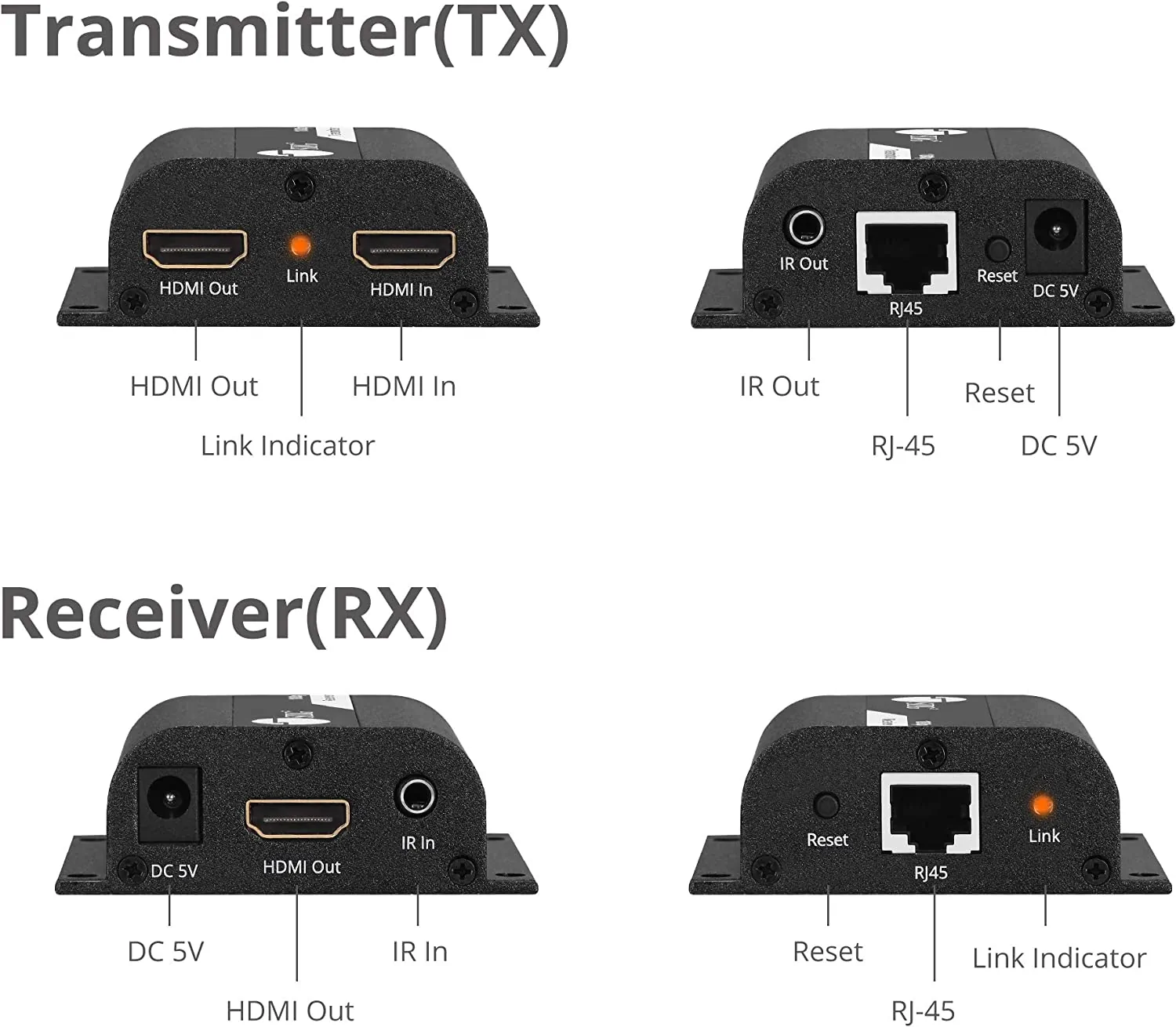 Siig CE-H26011-S1 1080p Hdmi Extender Over Cat5e6 165ft 1080p - Hdmi E