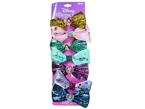 Bulk Buys Assorted License Hair Bows - 7 Pack on Clip Strip
