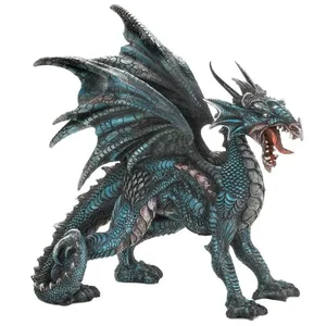 10017304 | Dragon Crest Fierce Winged Dragon Statue