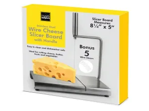 Bulk GH919 Stainless Steel Wire Cheese Slicer Board With Handle