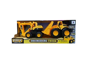 Bulk Buys 2 Pack Construction Toy Trucks for Kids - Free
