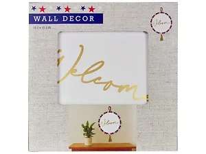 AA502 | Bulk Buys Patriotic Welcome Circle Wall Art - 16