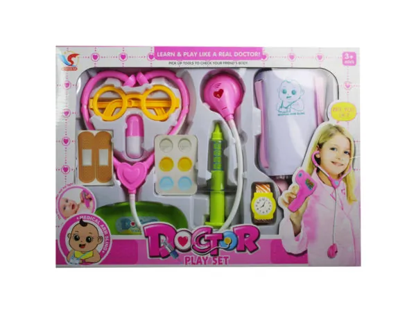 Bulk GE574 Pretend Doctor Play Set Accessories