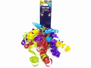 KA920 | Bulk Buys Vibrant Multi-Color Curly Adhesive Gift