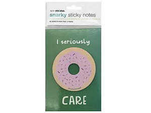 HA674 | Bulk Buys So-Mine Snarky Sticky Notes - 2 Pack with