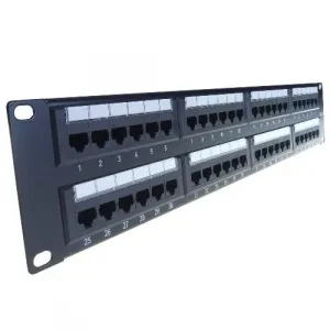 4xem 4XRMC6PP48 48port Cat6 Cat5 Patch Panel 2u