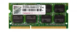 Transcend TS512MSK64V3N Memory 4gb Ddr3 1333 Mhz (pc3 10666) Non-ecc, 