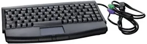 Adesso ACK-540PB Minitouch Ps2 Mini Keyboard With Touchpad (black)