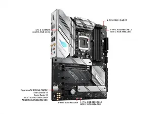 Asus ROG STRIX B560-A GAM WIFI Rog Strix B560-a Gaming Wifi Socket Lga