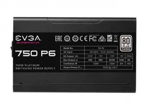 Evga 220-P6-0750-X1 Supernova P6 750w 80 Plus Platinum Power Supply