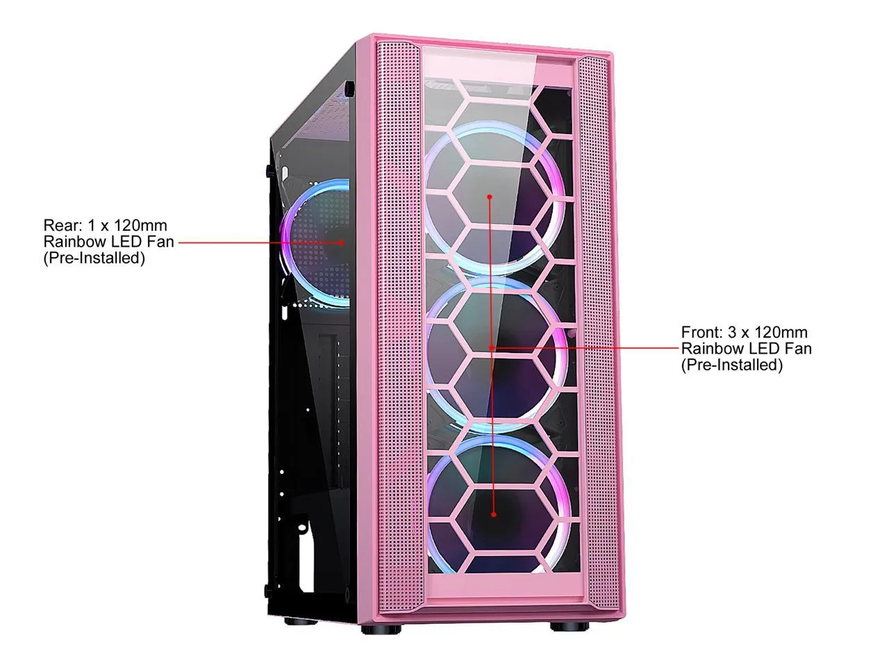 Diypc Rainbow-Flash-F4-P Case  Rainbow-flash-f4-p R