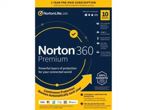 Nortonlifelock 21389946 360 Prem 10 Dv Key