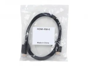 Nippon HDMI-RM-6 Cable  Hdmi-rm-6 Blk %