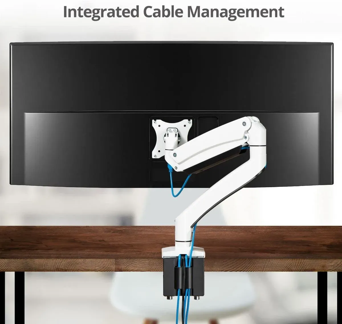 Siig CE-MT3H11-S1 Single Monitor Desk Mount With Heavy Duty Gas Spring