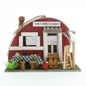 Accent 15282 Wood Vintage Trailer Bird House