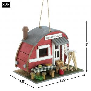 Accent 15282 Wood Vintage Trailer Bird House