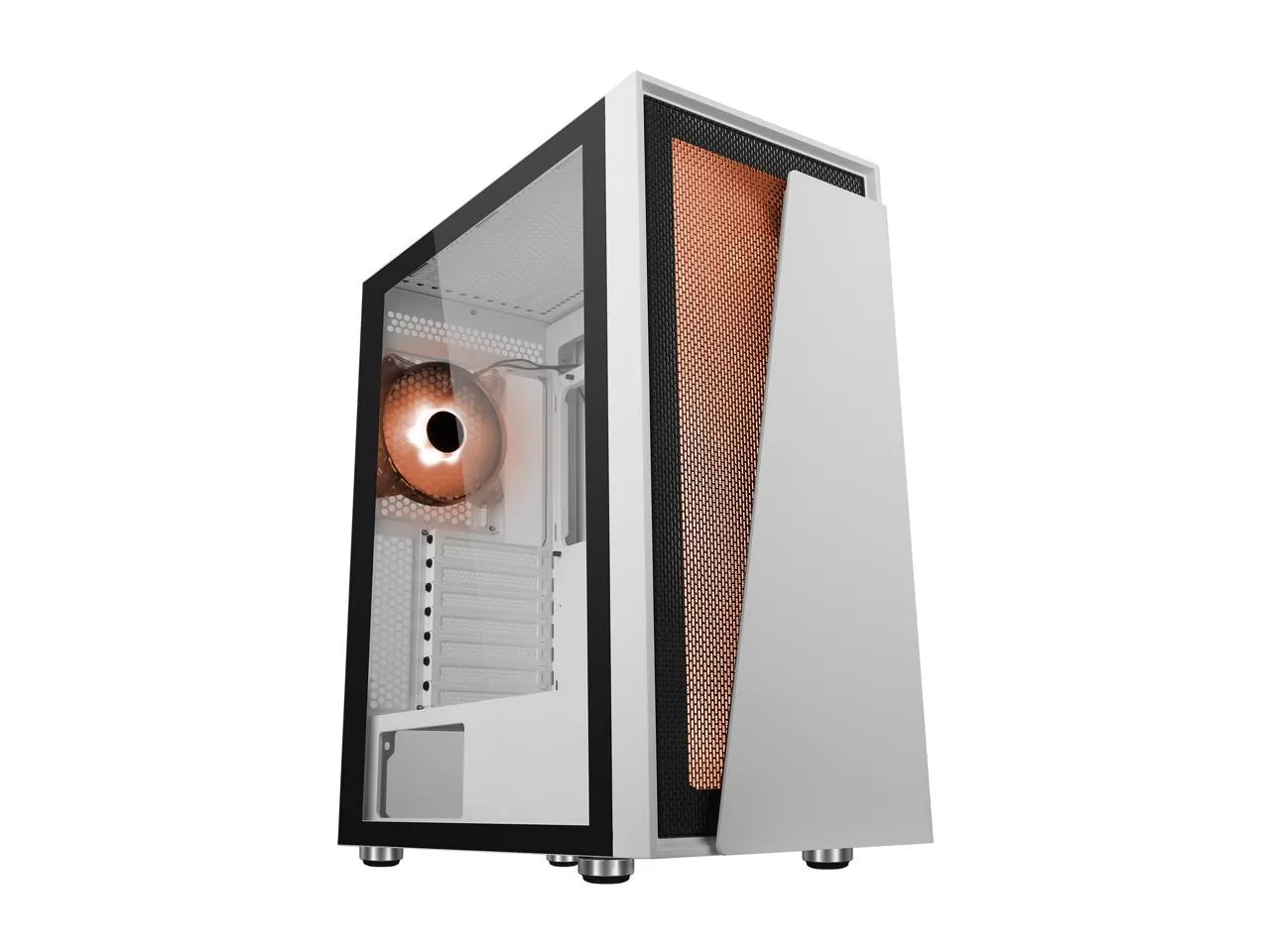 Diypc IDX1-W-ARGB Idx1-w Argb Mid Tower Case With Tempered Glass