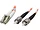 CY-OM1-LC/ST-10 | Coboc CY-OM1 10m Fiber Optic Cable LC to