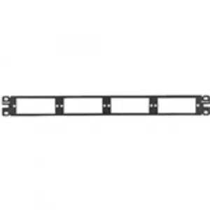 Panduit CFAPPBL1 1ru Fiber Adapter Patch Panel - Black - 19 Inch