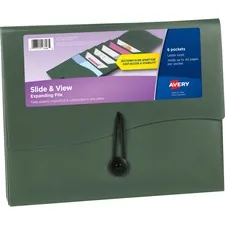 Avery AVE 73546 Averyreg; Slide Amp; View Letter Organizer Folder - 8 