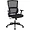 LLR 81988 | Lorell Mid-Back Mesh Chair - Fabric Seat - Mid