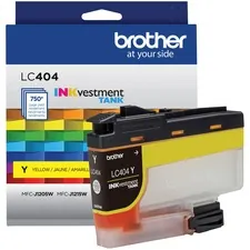 Original Brother LC404YS Inkvestment Lc404y Standard Yield Inkjet Ink 