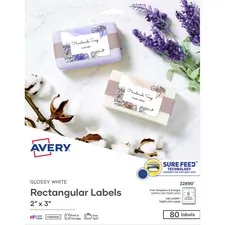 Avery AVE 22890 Averyreg; Sure Feed Easy Peel Glossy Labels - 2