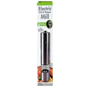 Bulk Buys Premium Stainless Steel Electric Salt and Pepper