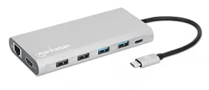 Manhattan 130660 3-port Hdmi Monitor Docking Station