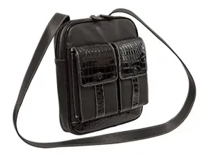 Mobile MEMTCO - Crossbody Tech Organizer - 11in - Black,koskin