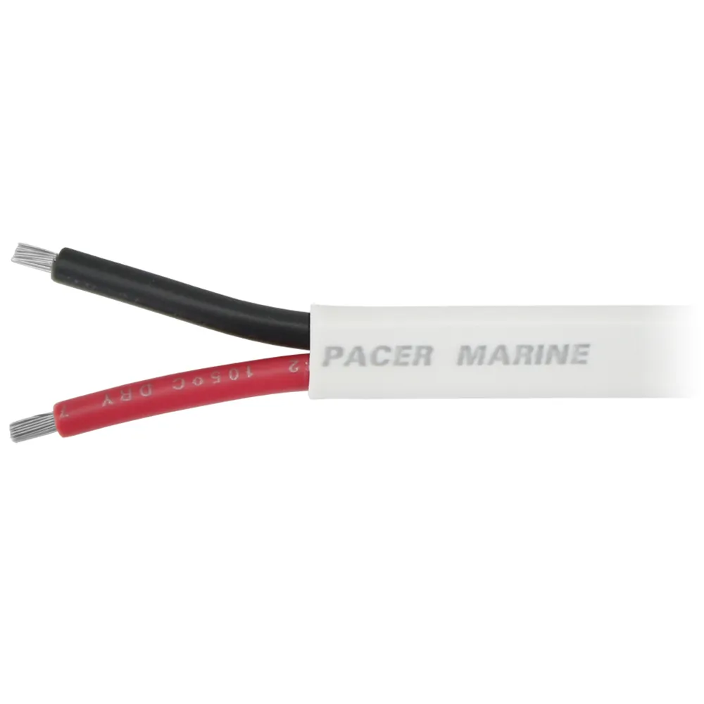 Pacer W14/2DC-250 Pacer 142 Awg Marine Duplex Cable - Redblack - 250'