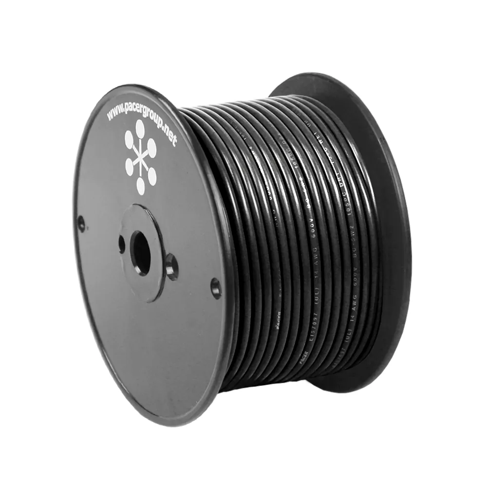 Pacer WUL12BK-100 Premium Black 12 Awg Marine Primary Wire - 100 Feet