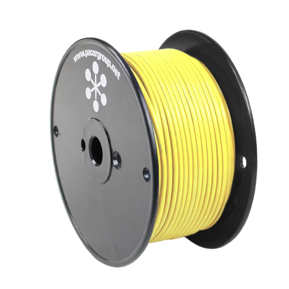 Pacer WUL14YL-250 Durable 14 Awg Yellow Marine Wire - 250 Feet