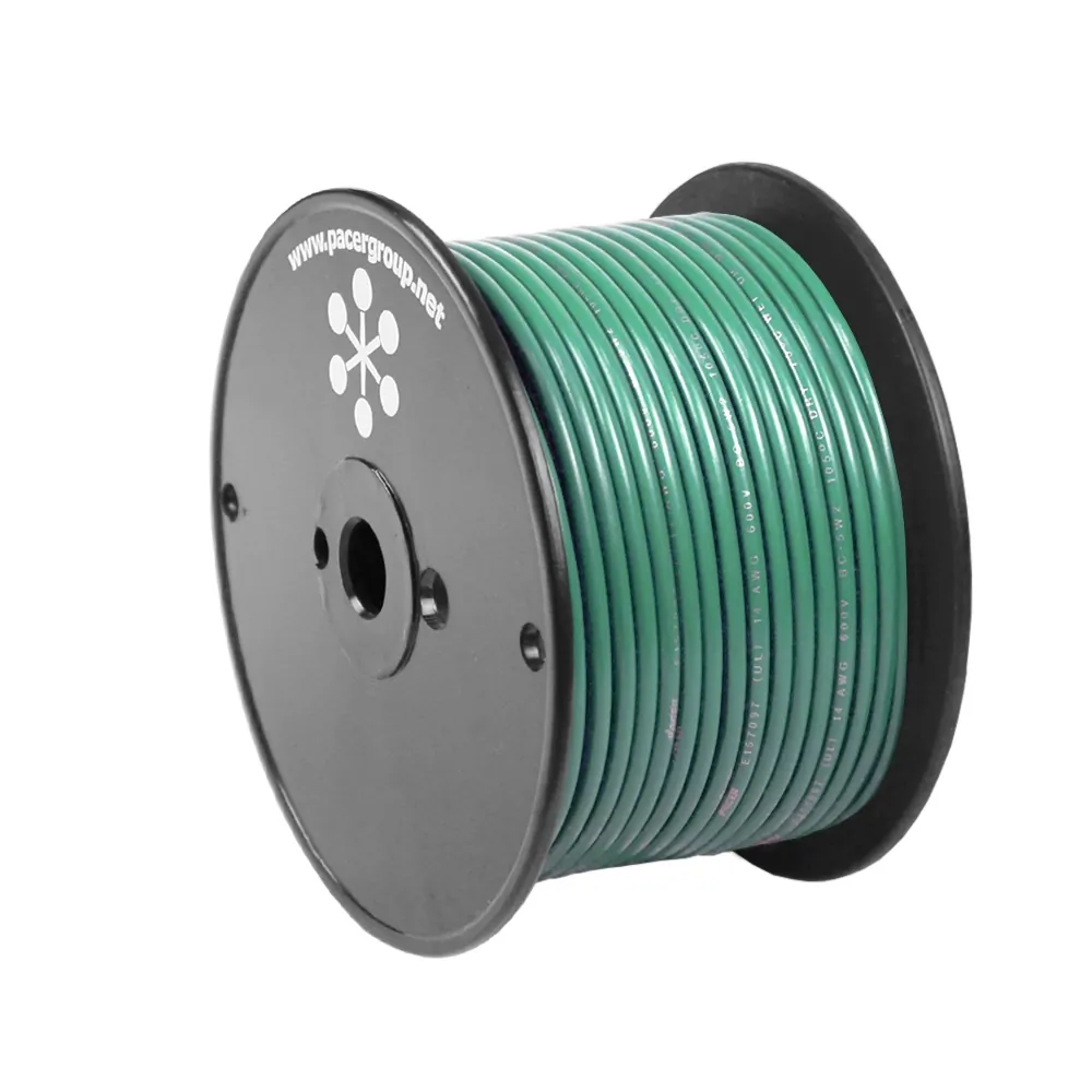 Pacer WUL16GN-100 100' Marine Grade Green 16 Awg Tinned Copper Wire