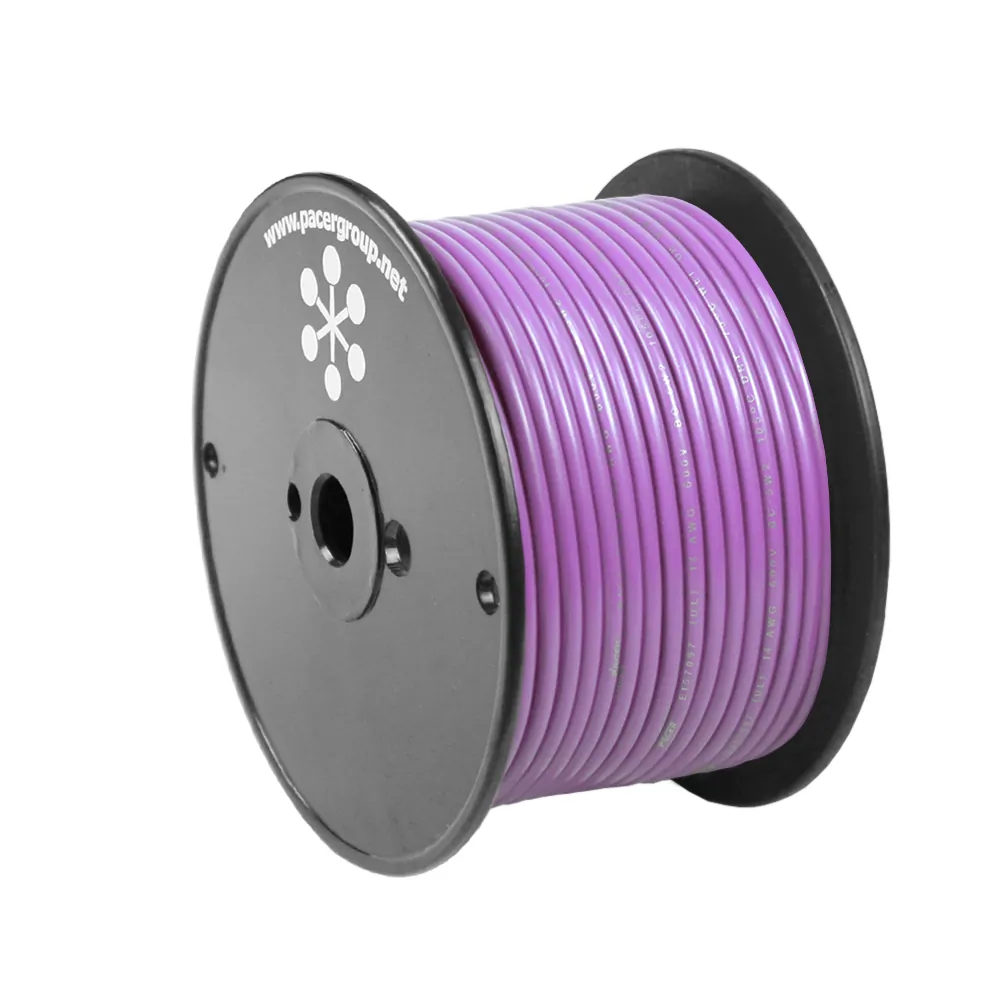 Pacer WUL16VI-100 Pacer Violet 16 Awg Marine Wire - 100 Feet