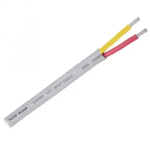 Pacer WR14/2RYW-250 Pacer 142 Awg Round Safety Duplex Cable - Redyello