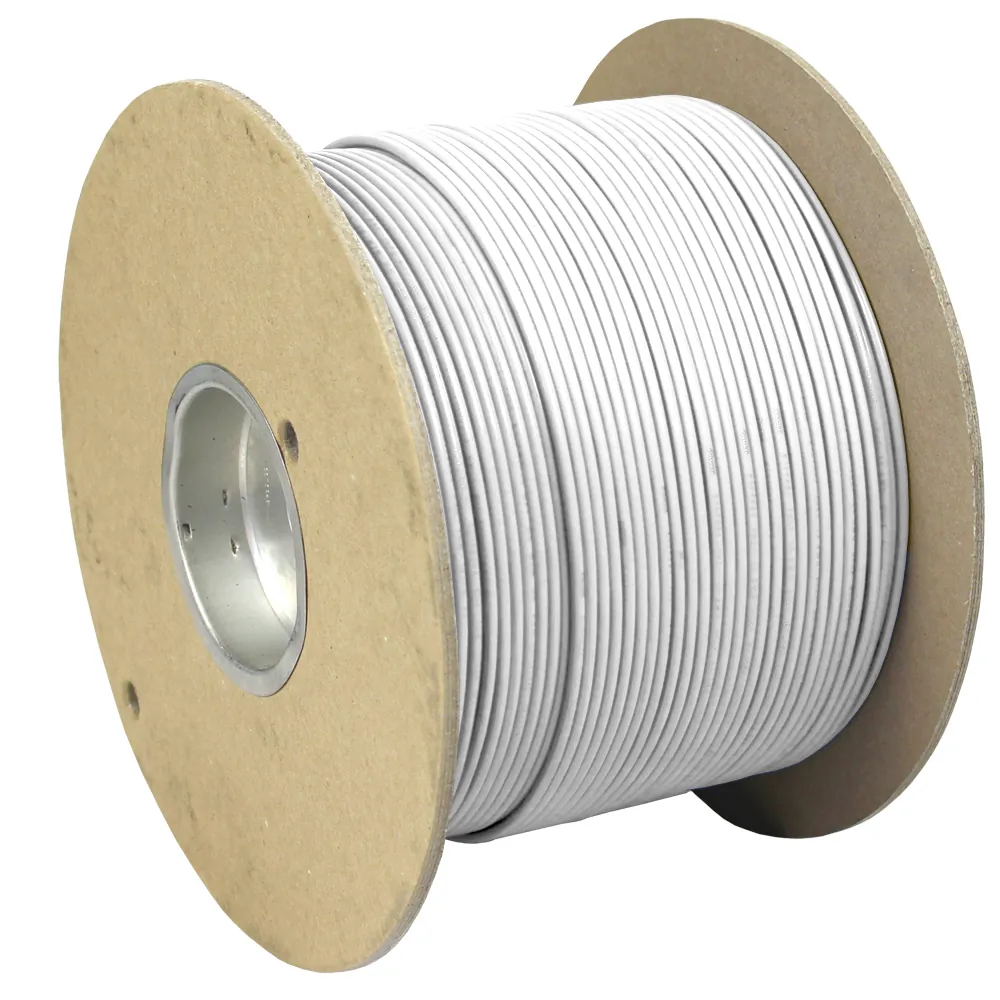 Pacer WUL18WH-1000 Pacer 18 Awg Marine Primary Wire - 1,000 Ft - White